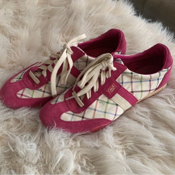 Coach Shoes - Women’s Pink Coach Kinsley Sneakers Size 8